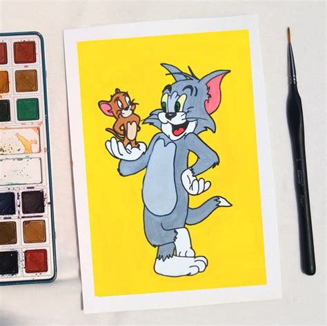 tom and jerry painting|tom and jerry sketch images.